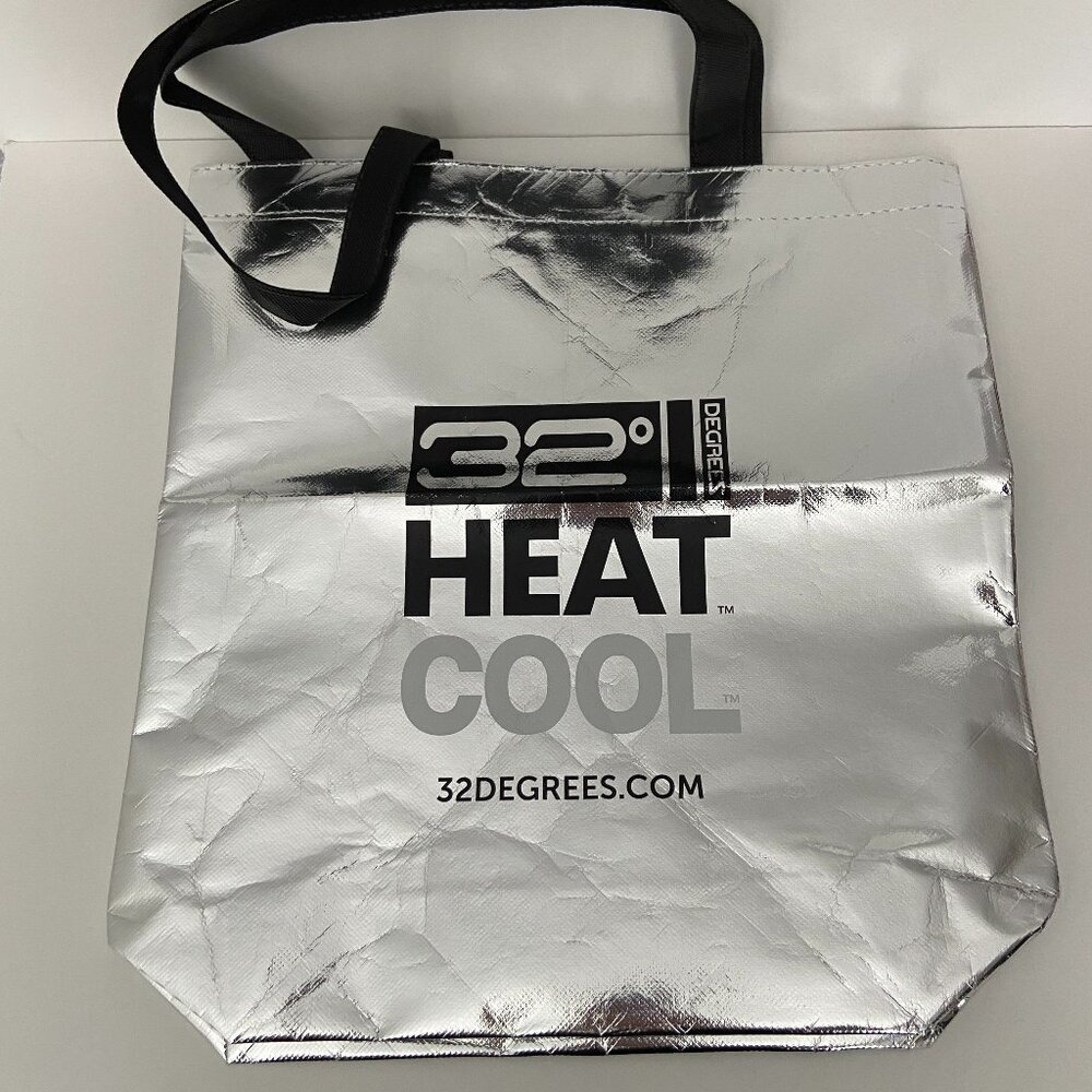 32 Degrees 15X12 NEW NWOT Metallic Tote Bag Unisex